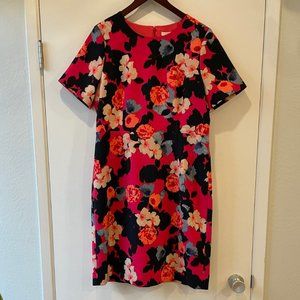 J. Crew Factory Floral Sheath Dress